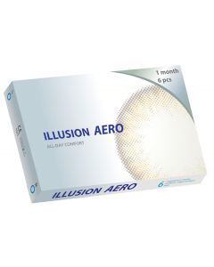 Buy ILLUSION AERO Contact Lenses Monthly, -1.00 / 14.2 / 8.6, 6 pcs. | Online Pharmacy | https://buy-pharm.com
