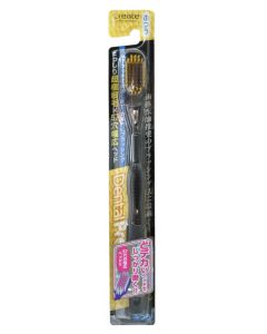 Buy CREATE Toothbrush with wide cleaning head and super fine bristles, medium hard, color: black | Online Pharmacy | https://buy-pharm.com