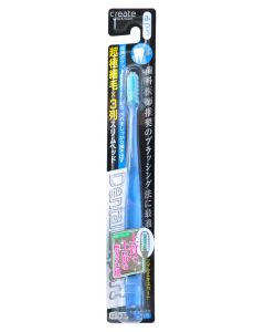 Buy CREATE Toothbrush with a narrow cleaning head and super-fine bristles, medium hard, color: blue | Online Pharmacy | https://buy-pharm.com