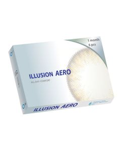 Buy ILLUSION AERO Contact Lenses Monthly, -10.00 / 14.2 / 8.6, 6 pcs. | Online Pharmacy | https://buy-pharm.com
