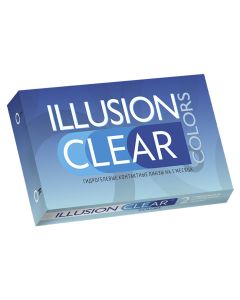 Buy Contact lenses ILLUSION CLEAR 3 months, -1.25 / 14 / 8.6, 2 pcs. | Online Pharmacy | https://buy-pharm.com