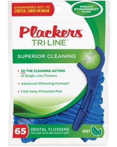 Buy Plackers Tri-Line flossers (65 pcs.)  | Online Pharmacy | https://buy-pharm.com