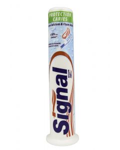 Buy Signal anti-tartar toothpaste with calcium and active fluoride 100 ml with dispenser France  | Online Pharmacy | https://buy-pharm.com