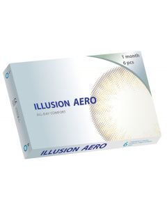 Buy Contact lenses ILLUSION AERO Monthly, -9.00 / 14.2 / 8.6, 6 pcs. | Online Pharmacy | https://buy-pharm.com
