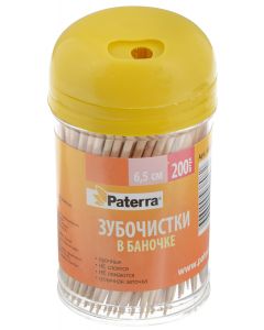 Buy Toothpicks 'Paterra', 6.5 cm, color: assorted, 200 pcs | Online Pharmacy | https://buy-pharm.com