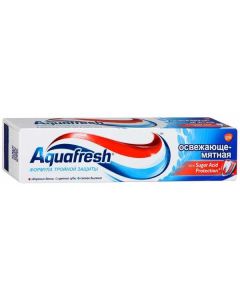 Buy Aquafresh Toothpaste Refreshing mint, 100 ml  | Online Pharmacy | https://buy-pharm.com