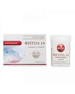Buy Phytol-14 morning, evening, hypotensive Alfit Plus Herbal collection, 120 g, 120 | Online Pharmacy | https://buy-pharm.com