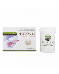 Buy Phytol-15 morning, evening, diabetes prevention Alfit Plus Herbal collection, 120 g, 120 | Online Pharmacy | https://buy-pharm.com
