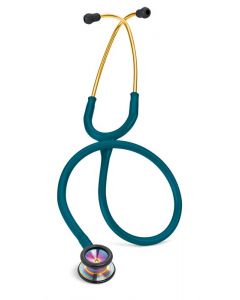 Buy Littmann Classic II Pediatric stethoscope, aqua tube, rainbow acoustic head, 71 cm, 2153 | Online Pharmacy | https://buy-pharm.com