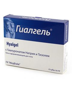 Buy Hyalgel body gel 4 g with sodium hyaluronate and Tisol | Online Pharmacy | https://buy-pharm.com