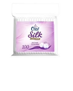 Buy Cotton sticks Ola! Silk Sense in polyethylene bag 100pcs / pack | Online Pharmacy | https://buy-pharm.com