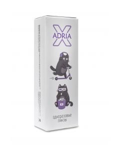 Buy Adria X Contact Lenses Daily, -5.75 / 14.2 / 8.6, clear, 30 pcs. | Online Pharmacy | https://buy-pharm.com