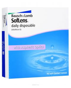 Buy Contact Lenses Bausch + Lomb SofLens Daily Disposable Daily, -3.00 / 14.2 / 8.6, 90 pcs. | Online Pharmacy | https://buy-pharm.com