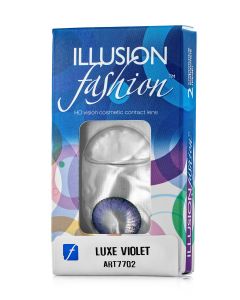 Buy ILLUSION Luxe 1 month colored contact lenses, -5.00 / 14.5 / 8.6, purple, 2 pcs. | Online Pharmacy | https://buy-pharm.com