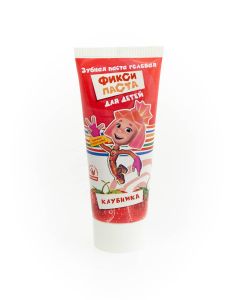 Buy Toothpaste for children GEL 'STRAWBERRY' series 'FIXICS' | Online Pharmacy | https://buy-pharm.com