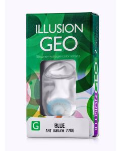 Buy ILLUSION Nature colored contact lenses 1 month, -1.00 / 14.2 / 8.6, blue, 2 pcs. | Online Pharmacy | https://buy-pharm.com