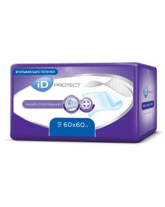 Buy Medical diaper iD 139881221, 60 х 60 cm, 10 pcs | Online Pharmacy | https://buy-pharm.com
