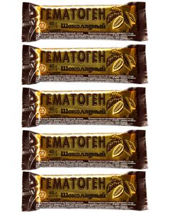 Buy Chocolate hematogen. A set of 5 pieces of 40 grams. EXON (BELARUS). | Online Pharmacy | https://buy-pharm.com