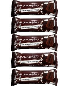 Buy Hematogen in chocolate glaze. A set of 5 pieces of 45 grams. EXON (BELARUS). | Online Pharmacy | https://buy-pharm.com