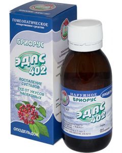 Buy Edas-402 Briorus 100 ml bottle Opodeldoc Homeopath | Online Pharmacy | https://buy-pharm.com