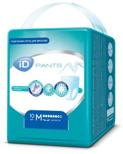 Buy iD Diaper pants for adults Pants M 10 pieces | Online Pharmacy | https://buy-pharm.com