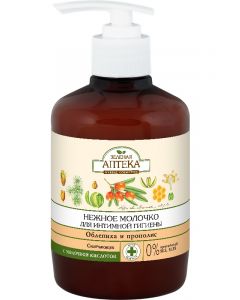 Buy 'Green pharmacy' gentle lotion for intimate hygiene Seabuckthorn and propolis 370 ml | Online Pharmacy | https://buy-pharm.com
