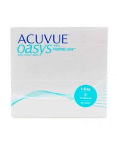 Buy ACUVUE Oasys 1-Day with HydraLuxe Contact Lenses 90 Lenses Daily, -1.25 / 14/9, 90 pcs. | Online Pharmacy | https://buy-pharm.com