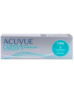 Buy Contact lenses ACUVUE Oasys 1-Day with HydraLuxe 30 lenses Daily, -9.50 / 14.3 / 9, 30 pcs. | Online Pharmacy | https://buy-pharm.com