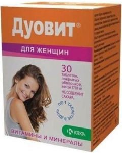 Buy Vitamin complex Duovit 'For women', 30 tablets | Online Pharmacy | https://buy-pharm.com