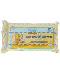 Buy BabyLine Wet wipes 'Babe Comfort. Sensitive', for particularly sensitive skin, 80 pcs. | Online Pharmacy | https://buy-pharm.com