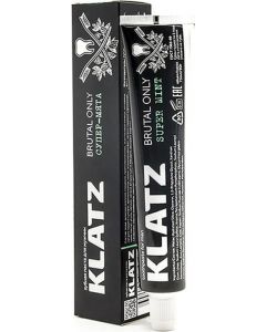 Buy Toothpaste for Men Klatz Brutal Only Super Mint, 75 ml | Online Pharmacy | https://buy-pharm.com