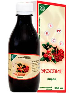 Buy BELARUS) 'Shipovit' syrup 'Exovit' with vitamins E, B6, C, PP, H. | Online Pharmacy | https://buy-pharm.com