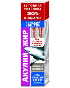 Buy Horse chestnut Shark fat Gel-balm, 125ml | Online Pharmacy | https://buy-pharm.com