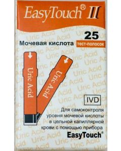 Buy 'EasyTouch' uric acid test strips, 25 pcs. | Online Pharmacy | https://buy-pharm.com