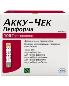 Buy Accu-Chek Performa Test Strips, 100 pcs | Online Pharmacy | https://buy-pharm.com