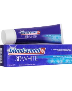 Buy Blend-a-med Toothpaste' 3D White ', 100 ml | Online Pharmacy | https://buy-pharm.com