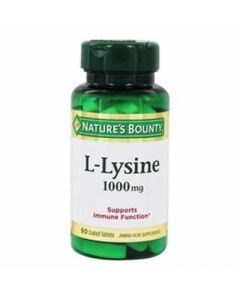 Buy Nature Bounty L-Lysine 1000 Mg tablet 1555Mg # 60 (Bad) | Online Pharmacy | https://buy-pharm.com