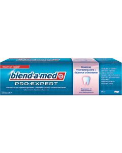Buy Blend-a toothpaste -med 'ProExpert Desensitization + gentle whitening Mint' 100ml | Online Pharmacy | https://buy-pharm.com