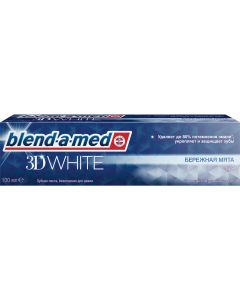 Buy Toothpaste Blend-a-med '3D White Gentle mint' 100ml | Online Pharmacy | https://buy-pharm.com