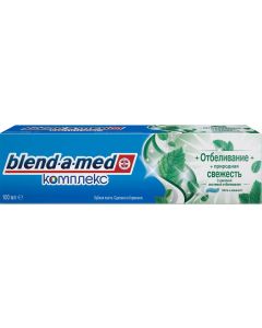Buy Toothpaste Blend-a-med 'Complex Whitening + Natural freshness Mint and eucalyptus '100ml | Online Pharmacy | https://buy-pharm.com