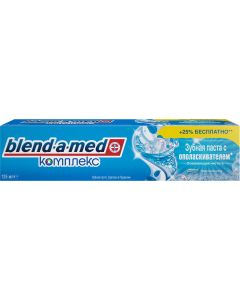 Buy Toothpaste Blend-a-med 'Complex with rinse' Refreshing purity Peppermint '125ml | Online Pharmacy | https://buy-pharm.com