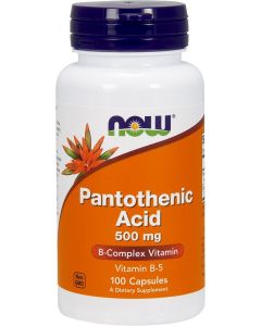 Buy Vitamin and Calcium Now Foods 'Pantothenic Acid 500mg', 100 caps | Online Pharmacy | https://buy-pharm.com