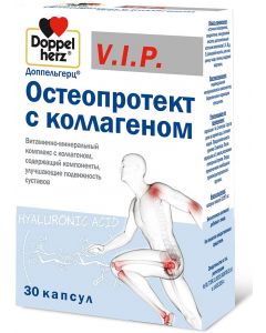 Buy Osteoprotect Doppelherz 'VIP', with collagen, 30 capsules | Online Pharmacy | https://buy-pharm.com