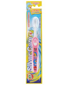 Buy Silver Care 'Baby' toothbrush, soft, 6 months to 3 years, pink | Online Pharmacy | https://buy-pharm.com