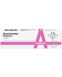 Buy Acyclovir-Akrikhin ointment for narcotic approx. 5% tube 10g | Online Pharmacy | https://buy-pharm.com