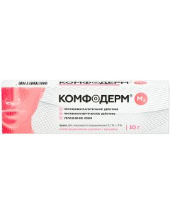 Buy Akrihin Comfoderm M2 cream for external use 0.1% + 2% tube 10g | Online Pharmacy | https://buy-pharm.com