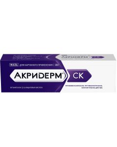 Buy Ointment Akriderm SK for external use tube, 30 g | Online Pharmacy | https://buy-pharm.com