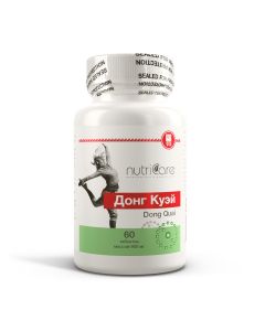 Buy Dong Kuei for hormonal stabilization and menopause relief, 60 tablets, Nutricare International Inc. (USA) | Online Pharmacy | https://buy-pharm.com