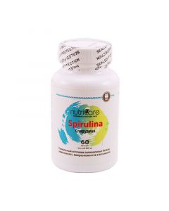 Buy Spirulina 750 mg (algae extract, source of vitamins and minerals to strengthen immunity), 60 capsules, Nutricare International Inc. (USA) | Online Pharmacy | https://buy-pharm.com