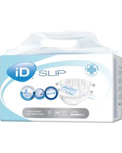 Buy Diapers diapers for adults iD Slip Basic, size M, 30 pieces | Online Pharmacy | https://buy-pharm.com